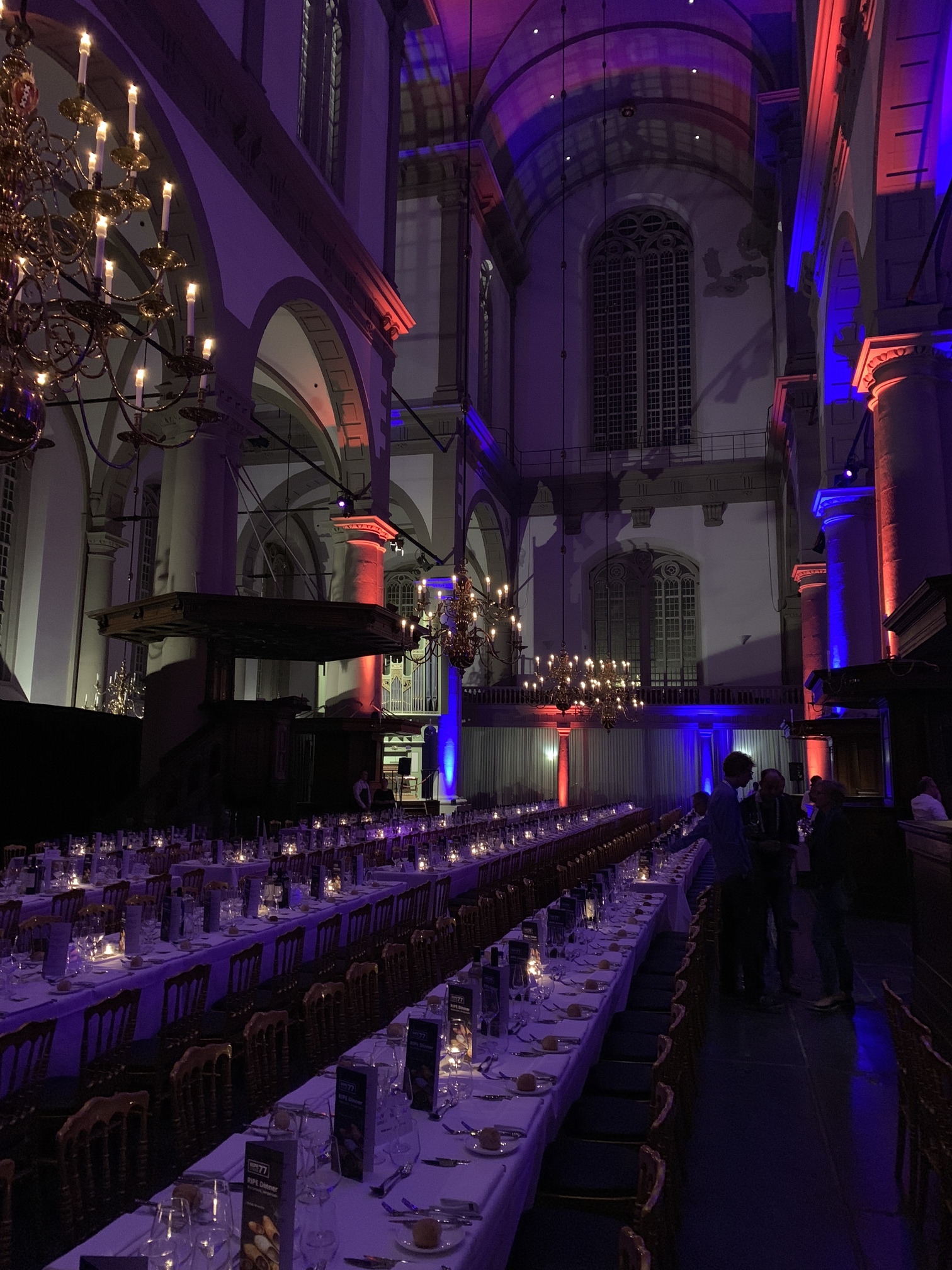 RIPE77 Dinner, Westerkerk, Amsterdam